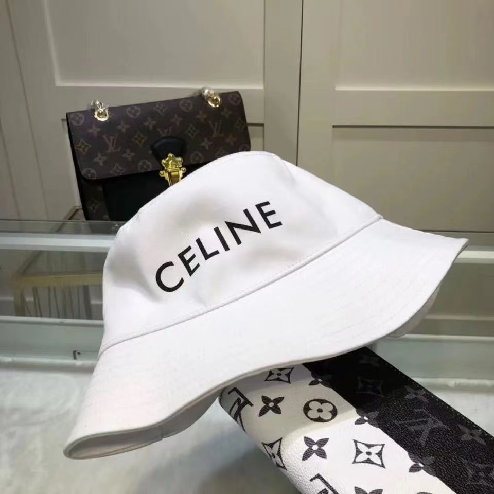 セリーヌブランドハット 漁師の帽子 celine日焼け止 UVカット LV 上品