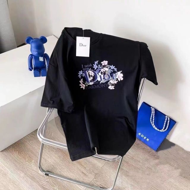 ディオールブランド Tシャツ 夏レディースメンズ 半袖Tシャツ dior 