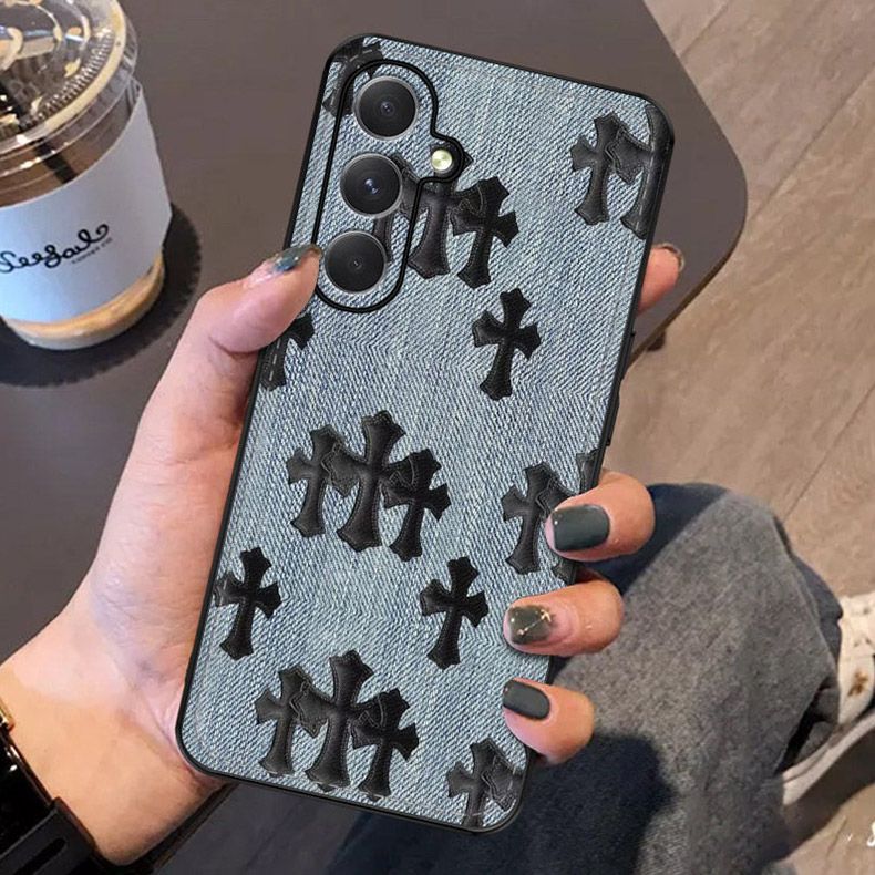 ブランド クロムハーツ iPhone 14 13pro maxスマホケース 高級革紋 耐衝撃 chrome hearts  ギャラクシーs23plus/s22/s22ultraカバー 傷防止 ファッション 十字架柄 iphone13pro/12pro max/11ケース  放熱性よい xperia 1/10 v/1 5 10 ivカバー 軽量 オーダー ...