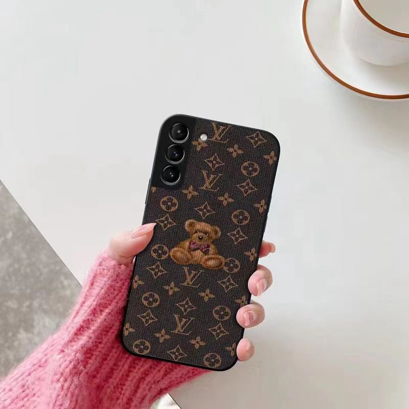 ルイヴィトン 可愛いダミエモノグラムGalaxy S23 S22+ Ultra