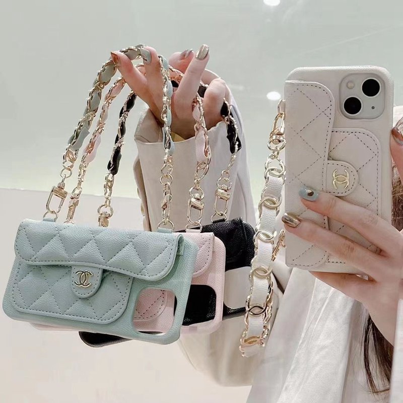 スマホ/家電/カメラ新品★CHANEL シャネル★iPhone XSケース  キャビアスキン