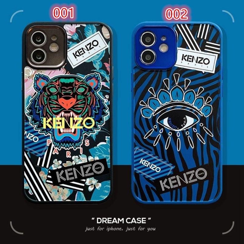 ◆新品◆KENZO タイガー　iPhone X/XSケース　ブルー