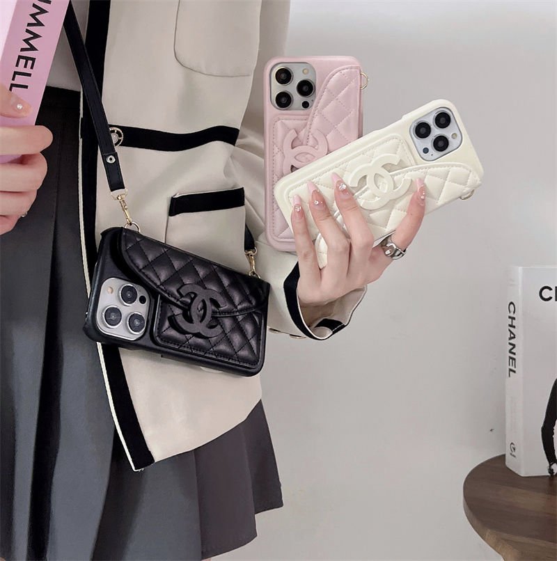 CHANEL シャネル 携帯ケース iPhone13 Pro チェーン レア | chidori.co