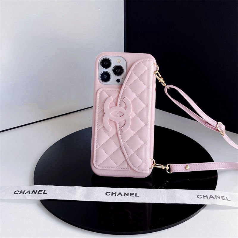 Chanel leather phone online case