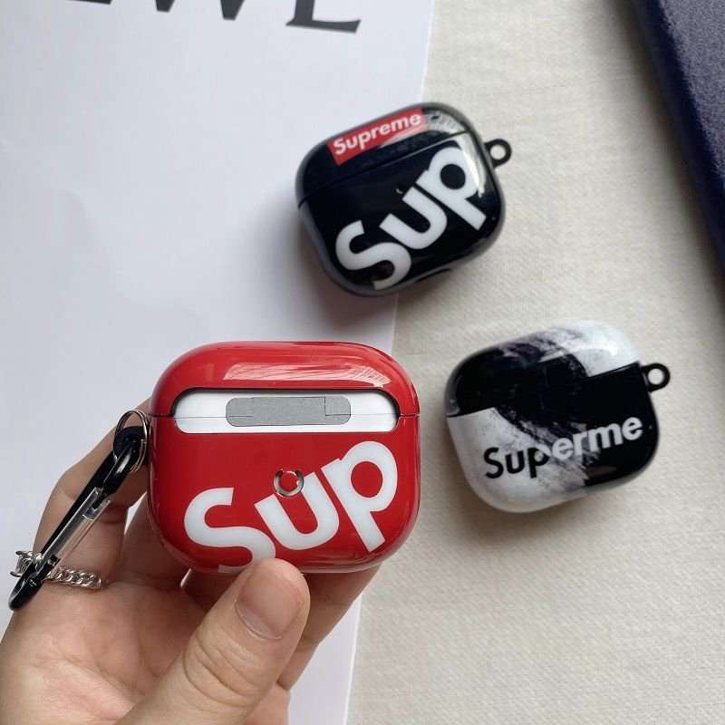 Supremeブランドエアーポッズ Pro2/3ケース ーairpods 第三代