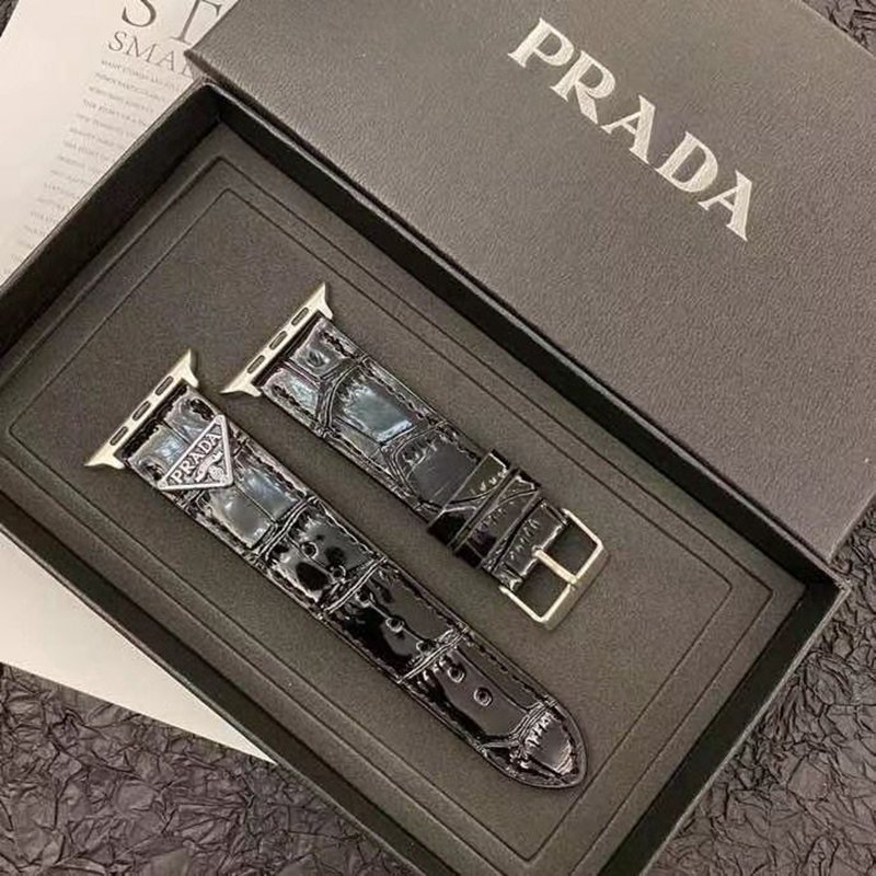 Prada プラダブランドアップルウォッチ8/series 9交換ベルトブランド ...