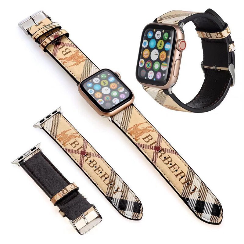 1828 きざみ Apple Watch エルメス ブラウン レザーバンド HERMES