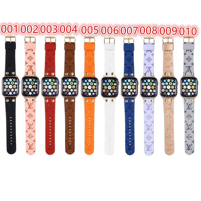 Lv ルイヴィトンハイブランドアップルウォッチ9/seバンド定番アップル