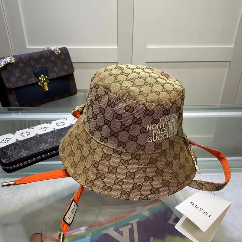 保存版 GUCCI グッチ バケットハット 帽子 バケハ ブラウン 茶色 - 帽子