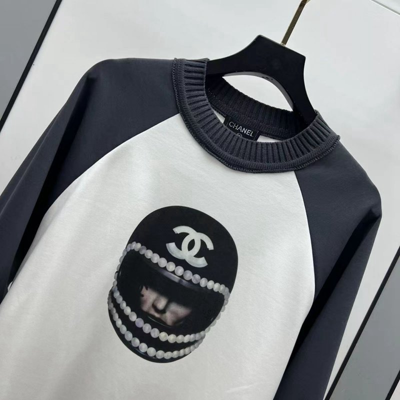 シャネルChanelハイブランド 上着トップス 女ファッションコピー品 カジュアル 長袖 パーカーシャネルChanelハイブランドTシャツ丸首 シャツ  上品 シンプル 高品質 トップス 着瘦せ 春秋 レディース メンズ 無地 綿 おしゃれ潮流タイプ 大人気