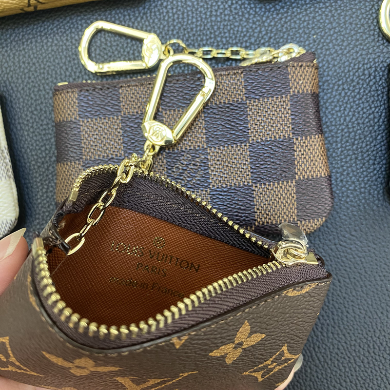 LV ルイヴィトン キーケースコイン収納可 レザーキーホルダー小銭入れ