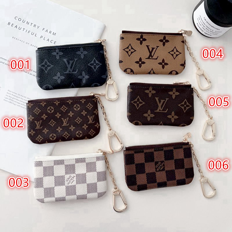 LV ルイヴィトン キーリング キーケース 人気 レザーキーホルダー 