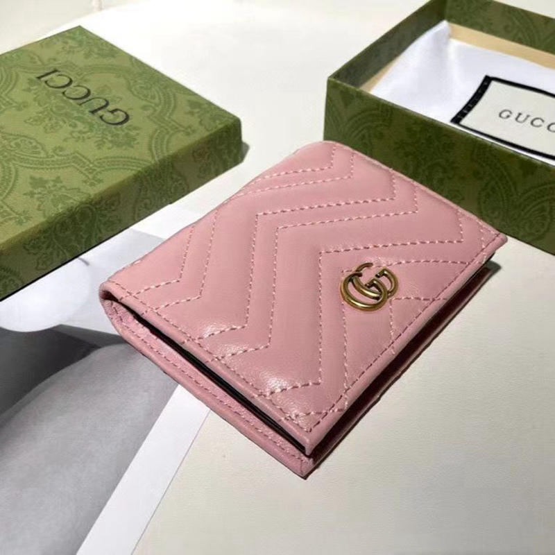 GUCCIグッチハイブランド財布二つ折り長財布 サイフ小銭入れGGキング 