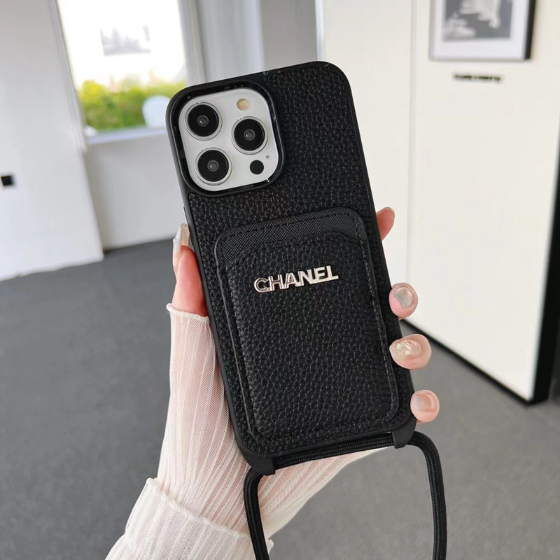 Chanel シャネル韓国風iphone14/15/15pro maxケースレディース斜め掛け 