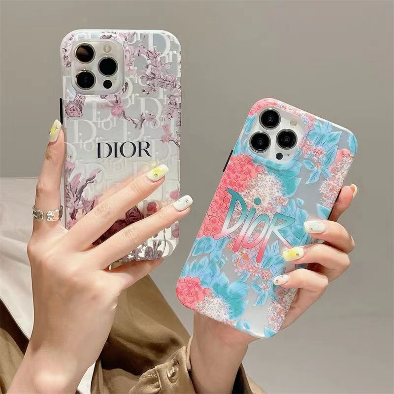 Dior ディオール人気アイフォン14pro max/13 15 proケースDior半 