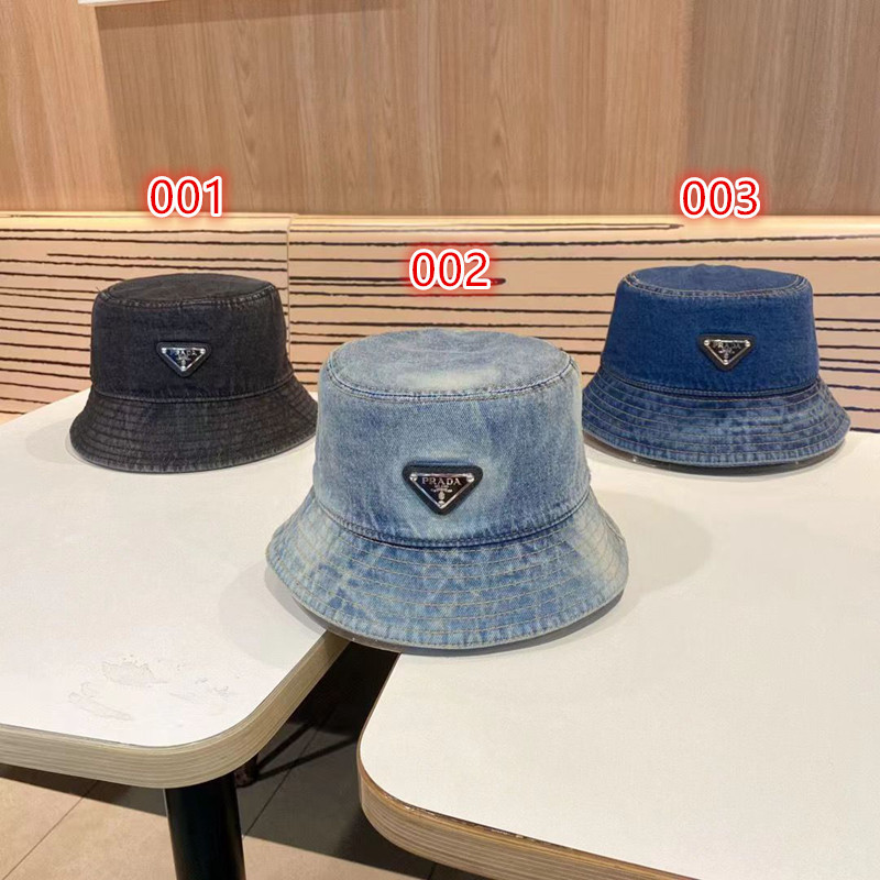 プラダPradaブランドバケットハット 漁師の帽子 バケハ シャネル登山 
