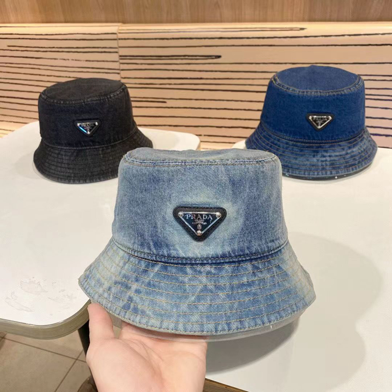 プラダPradaブランドバケットハット 漁師の帽子 バケハ シャネル登山 