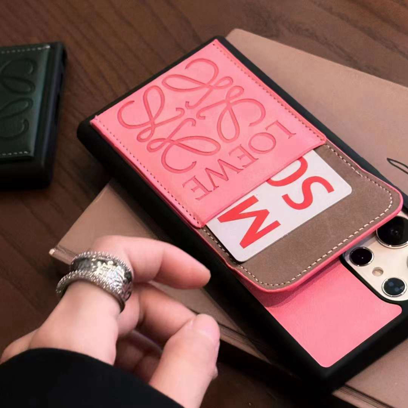 ロエベケース LOEWE ロエベ Galaxys24/ S23 ultraケースブランドカード入れ