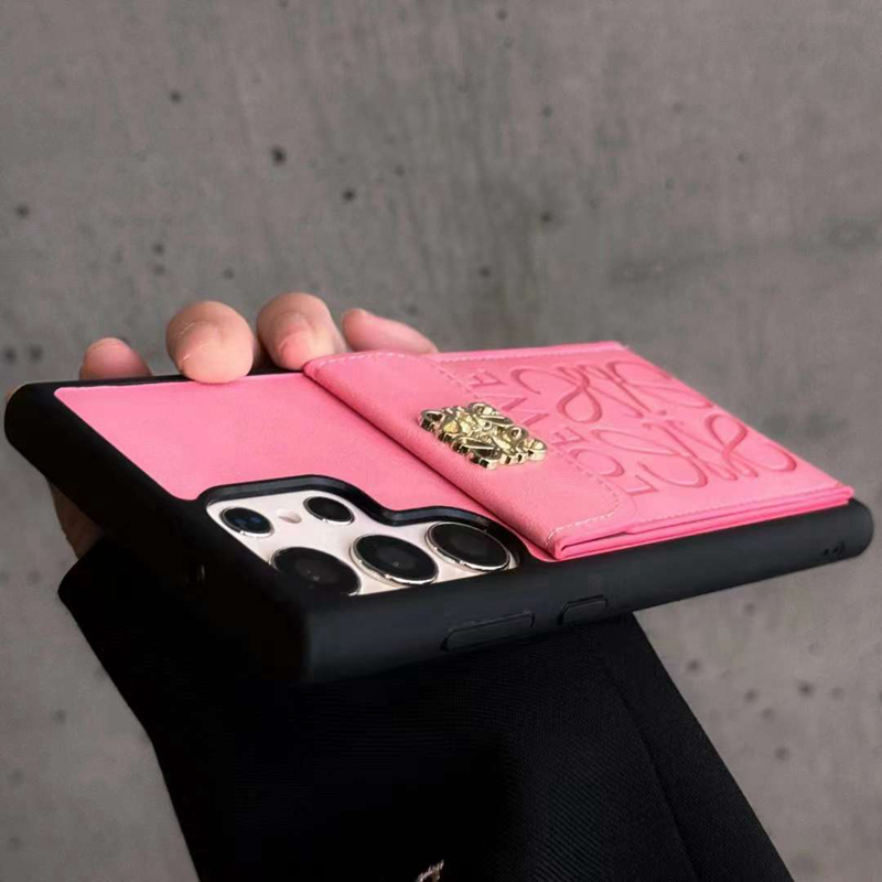 ロエベケース LOEWE ロエベ Galaxys24/ S23 ultraケースブランドカード入れ