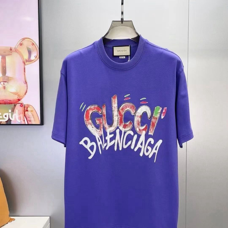 グッチGUCCIハイブランドコピー品 TシャツGG ロゴ カジュアル 夏