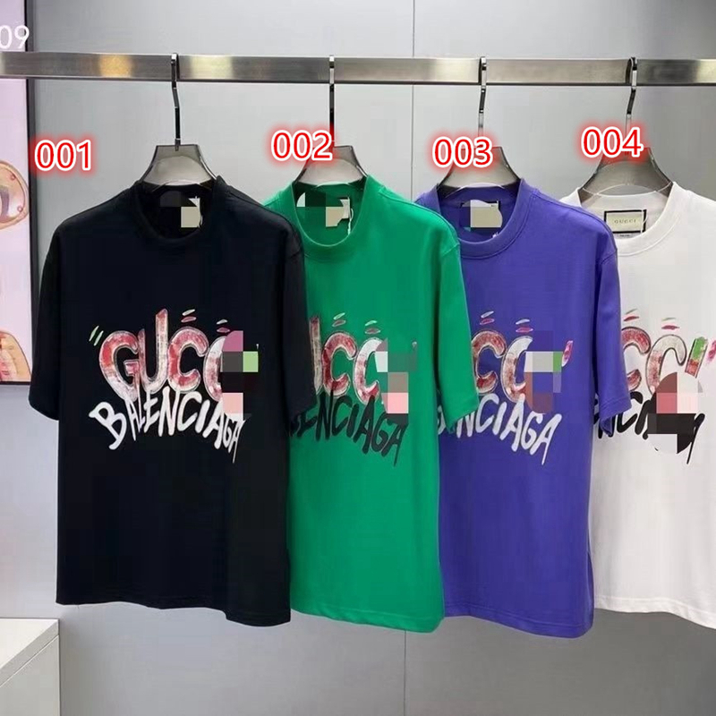 グッチGUCCIハイブランドコピー品 TシャツGG ロゴ カジュアル 夏