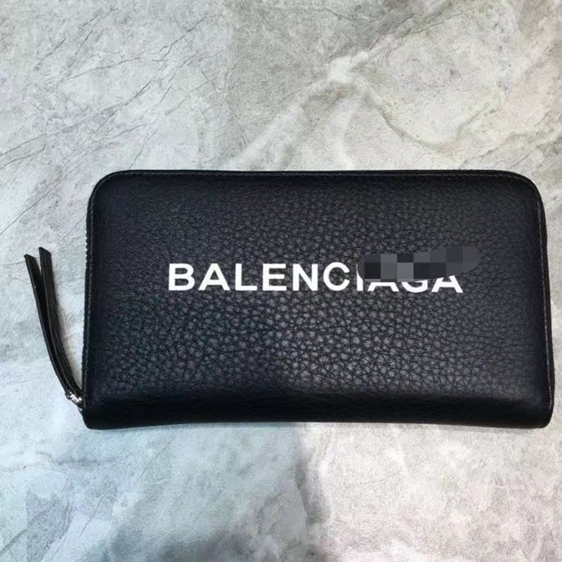 ブランド バレンシアガウォレット 長財布サイフ 財布 Balenciagaメンズ さいふ 革 人気 小銭入れ 白黒大容量 カードケース スナップ財布  紳士 レディース プレゼント 高級感