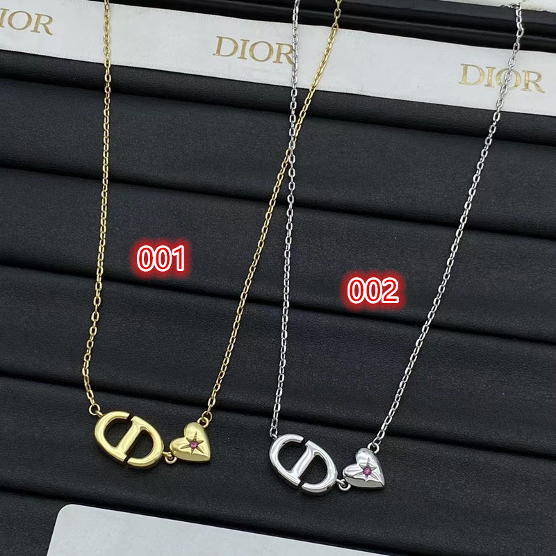Diorデイーオールハイブランド ネックレス アクセサリー金属感