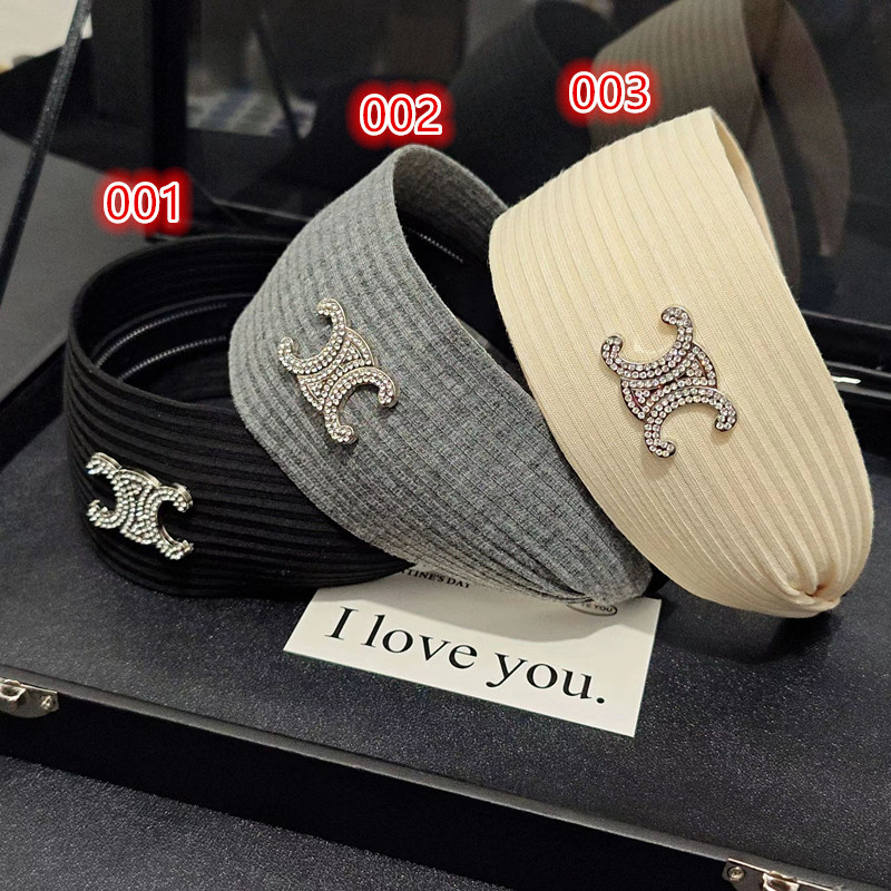 ハイブランドセリーヌシンプル風カチューシャ バンダナヘアバンド