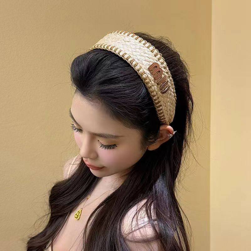 ミュウミュウmiumiuハイブランド前髪カチューシャ人気広幅ファション 