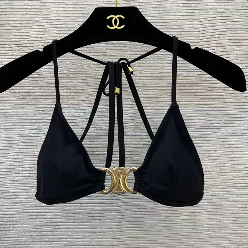 セリーヌ CELINE モノグラム トライアングル ビキニ トップス CELINE セリーヌ スイムウェア 2X33M152C.38NO レディース