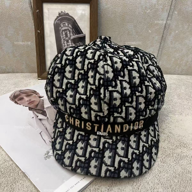 未使用　Dior　ディオール　メッシュ　パール　ベレー帽　ブラック brandbrand_200098764018