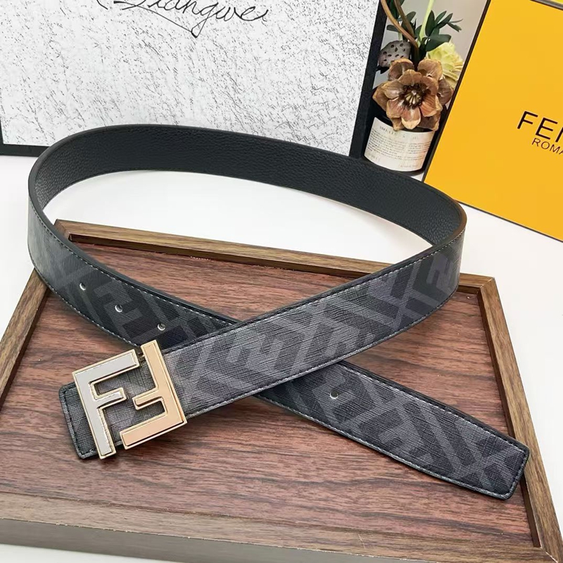 Fendiフェンディ激安ベルト メンズ FFブランド 紳士用 ビジネス スーツ