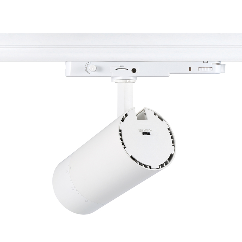 CCT & Power Selectable Zoomable LED Track Light - In-Track Series