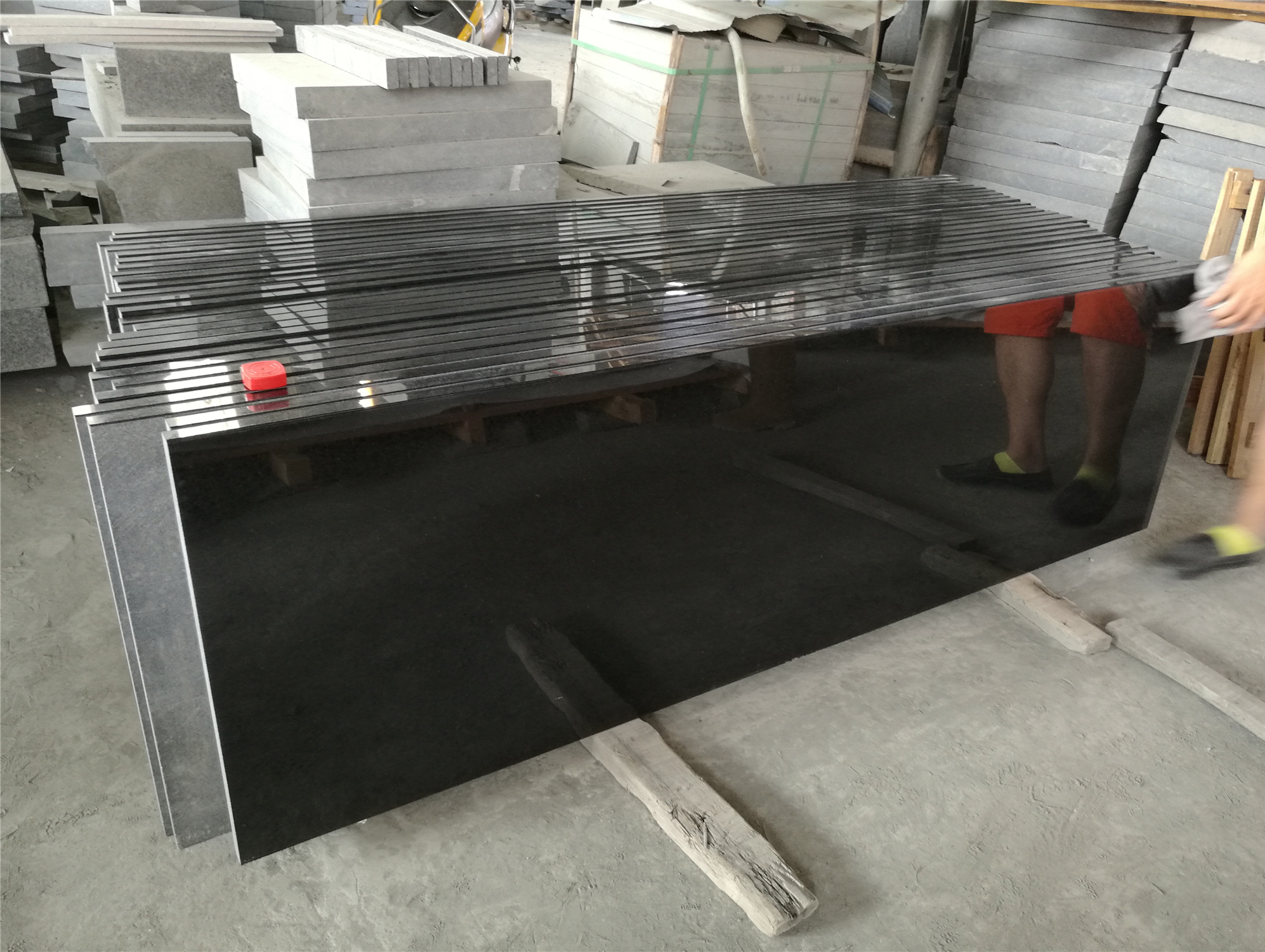 anjin black - black granite