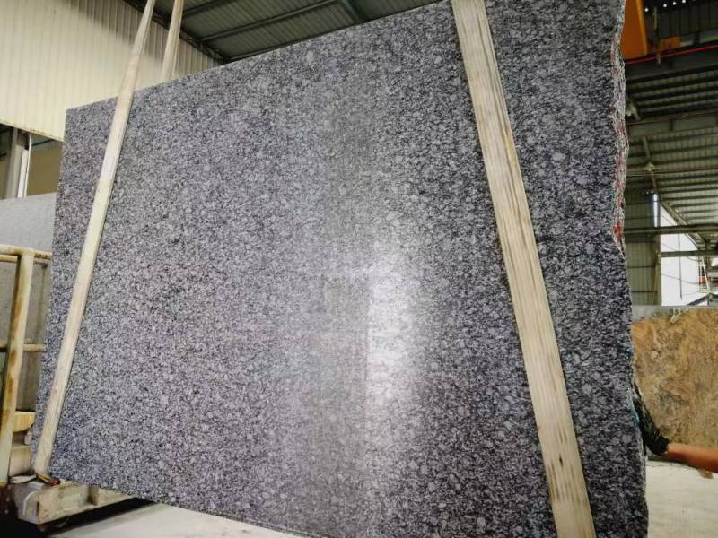 wave white granite big slab