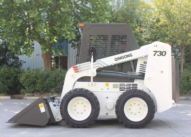 QINGONG Skid Steer Loader 730kg Good Quality