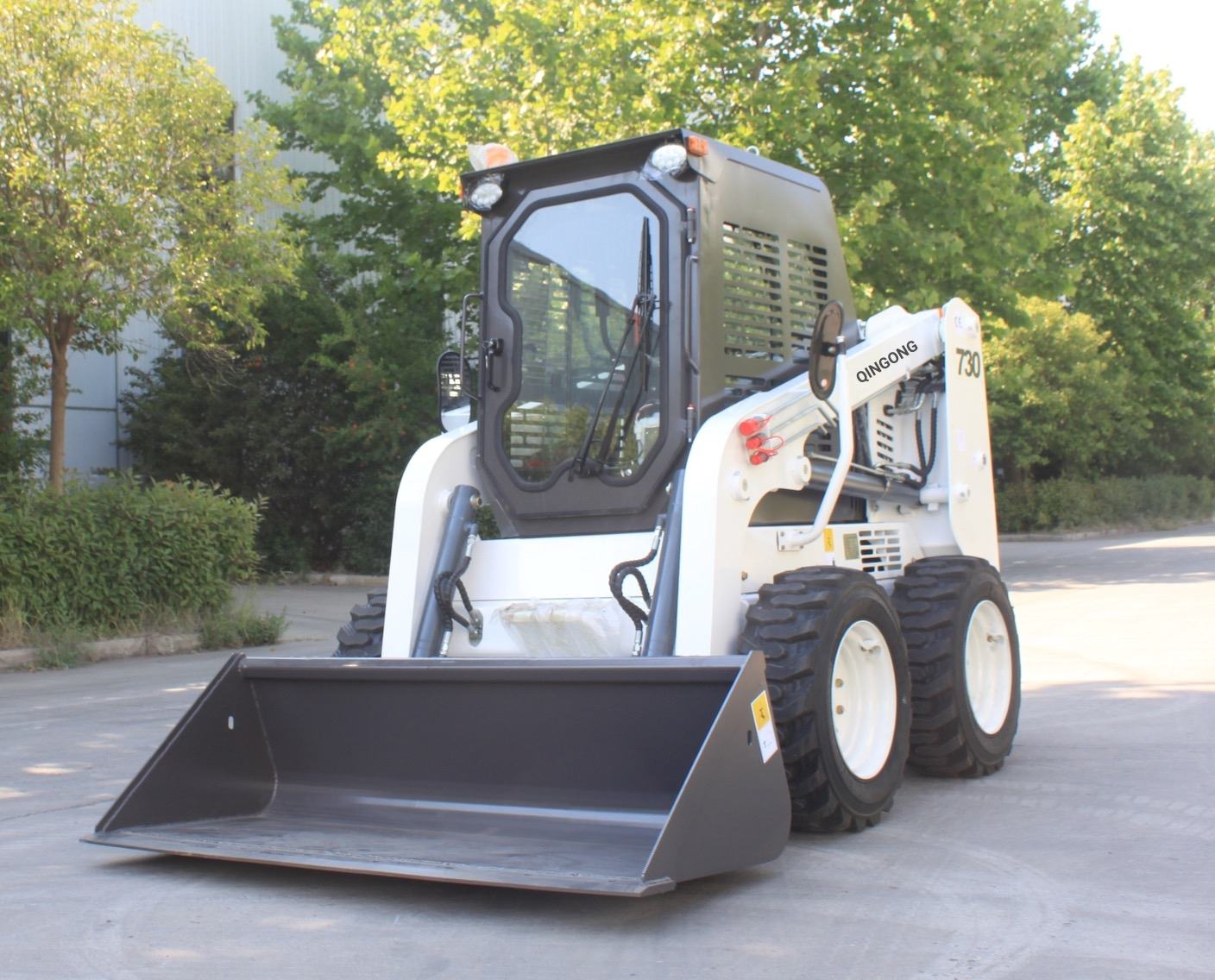 QINGONG Skid Steer Loader 730kg Good Quality