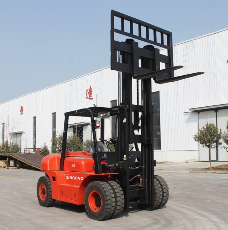 QINGONG 5T Diesel Forklift Truck Lift Truck For Sale