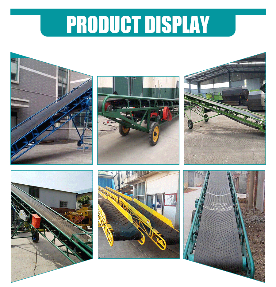 Electric Lifting Mobile Belt Conveyor