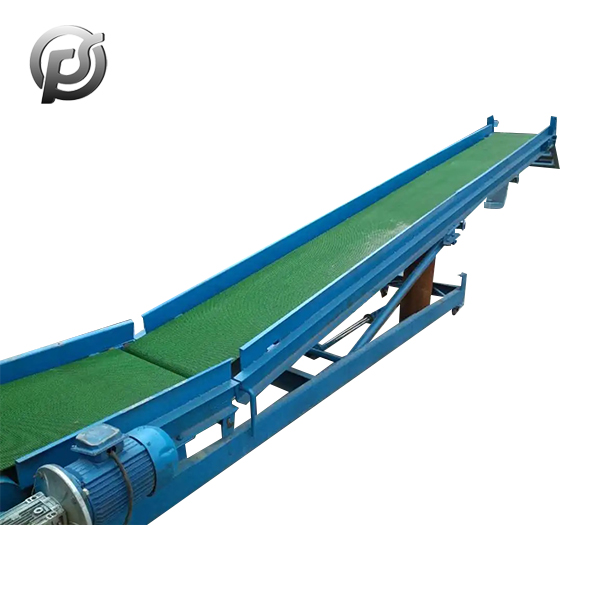 Large dip Angle conveyor installation process