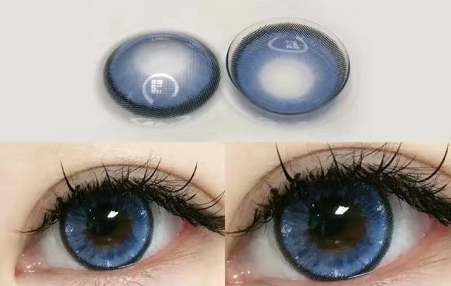 韓國年拋 藍色星球  超夢幻藍眼睛 中等直徑