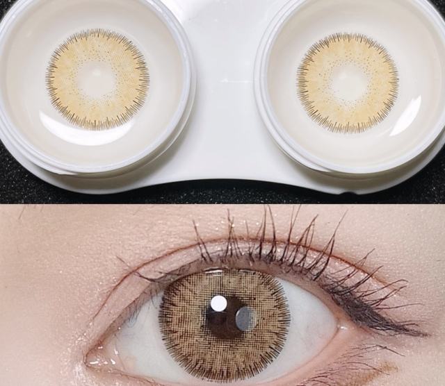 高端韓國年拋  星辰棕  超保濕系列 敏感眼必備 中直徑