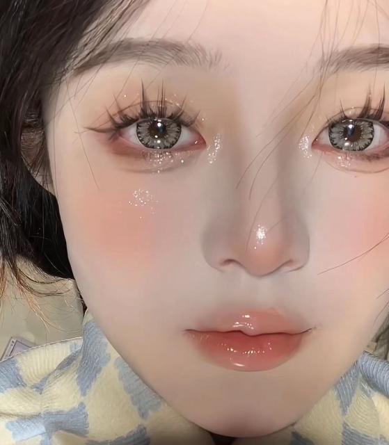 韓國年抛 經典鑽石花紋❤小惡魔美瞳 大直徑
