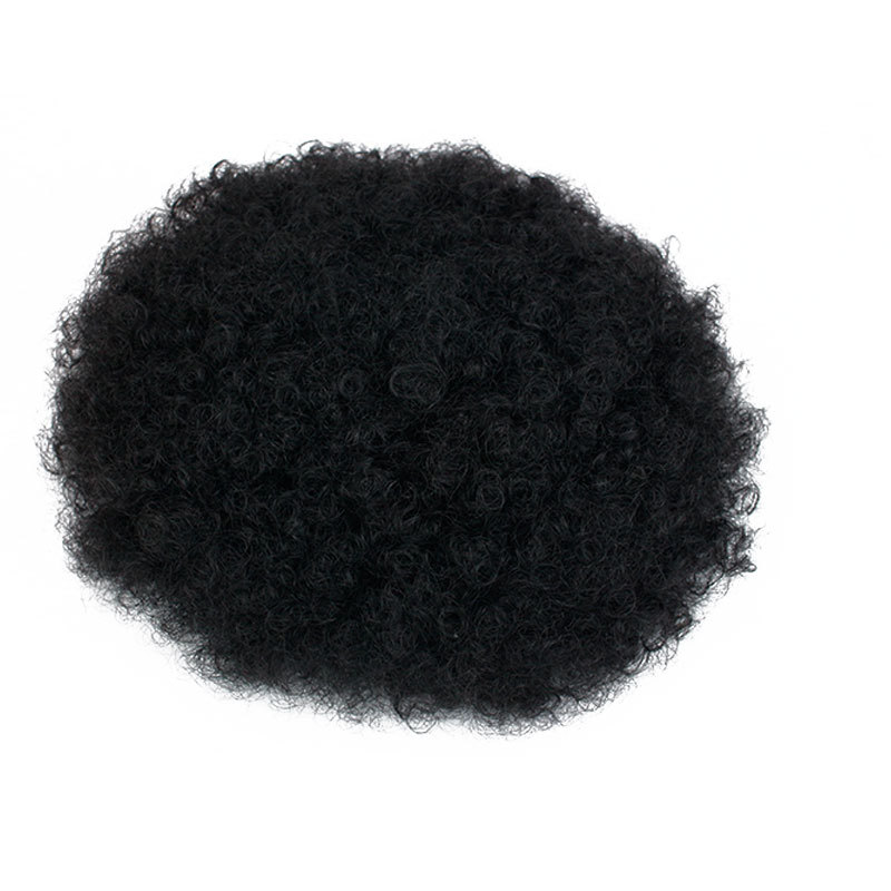 Swiss Lace Human Hair Men's Toupee Size 10x8inch Transparent Invisible Lace System 150% Full Density Natural Black Color Wigs For Men