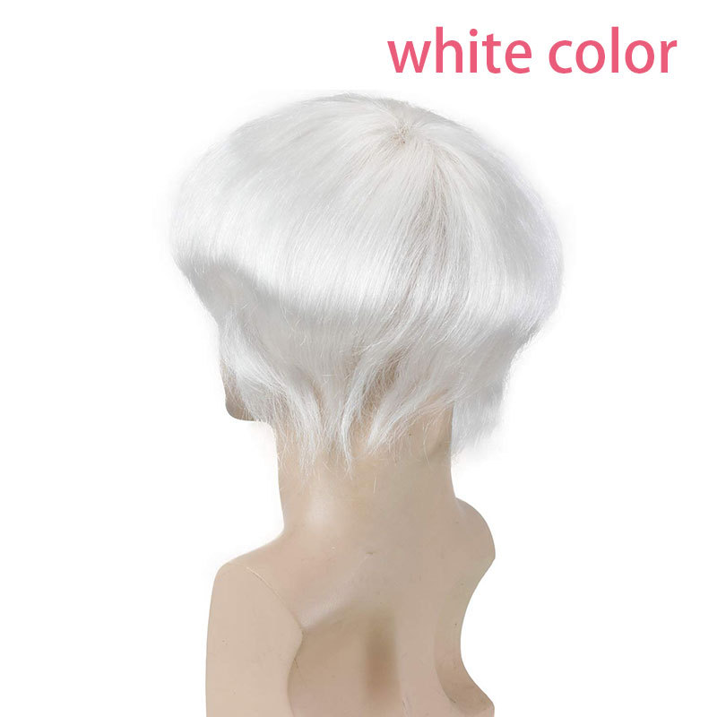 PU Skin Toupee for Men 100% European Human Hair Pieces for Men with 10" x 8" PU Toupee Men's Wigs 21# Blonde Color