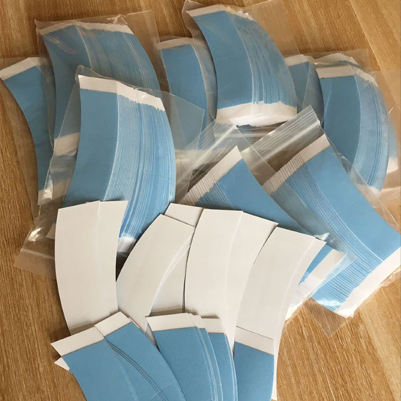 Tape Lace Front Hair System Tape Toupee Hairpiece Tape Adhesive Strips Wig Tape Double Sided Shape C Contour 36 Pieces Per Bag