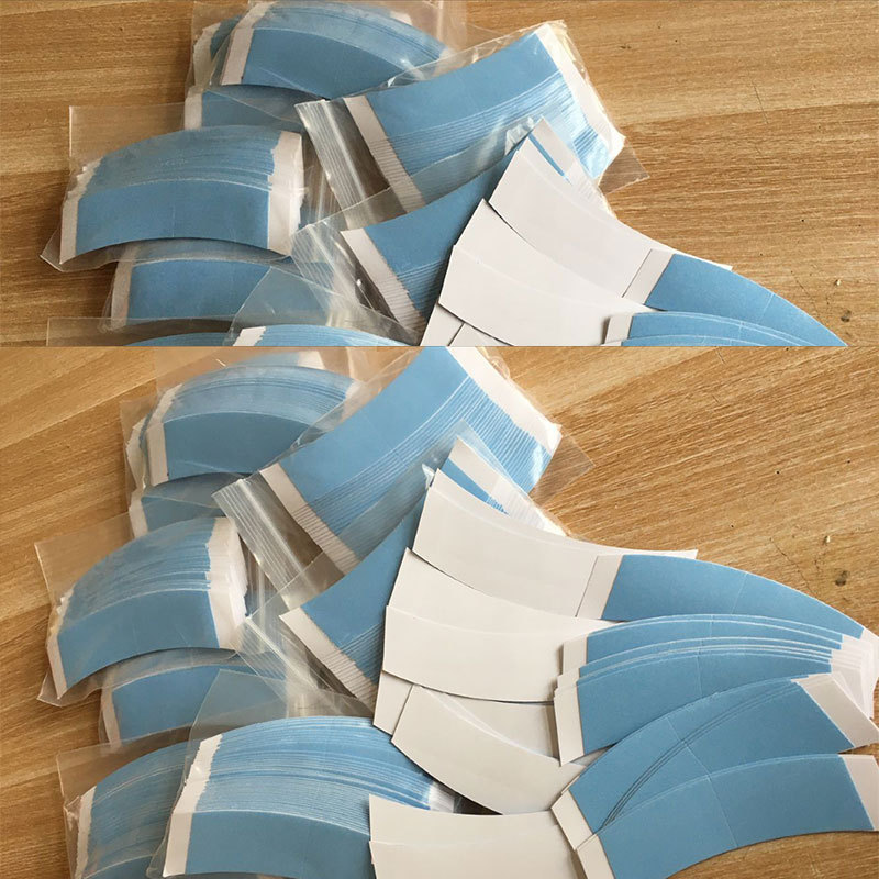 Tape Lace Front Hair System Tape Toupee Hairpiece Tape Adhesive Strips Wig Tape Double Sided Shape C Contour 36 Pieces Per Bag