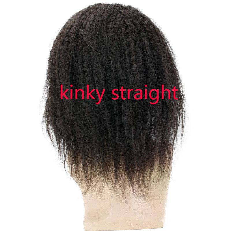12inch Mens Toupee Human Hair Topper Hairpiece for Men Curly Hair Mono Lace Replacement Wig for Men 10X8inch Kinky Curly Toupee  Natural Color