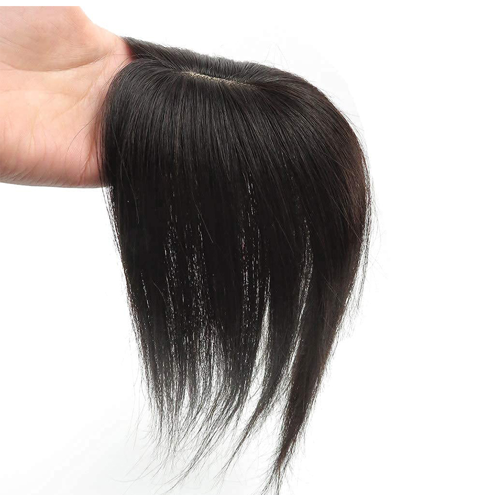 10x12cm Silk Base Real Human Hair Toppers For Women Natural Hairpiece Top Crown Hair Clip In Hair Extensions
