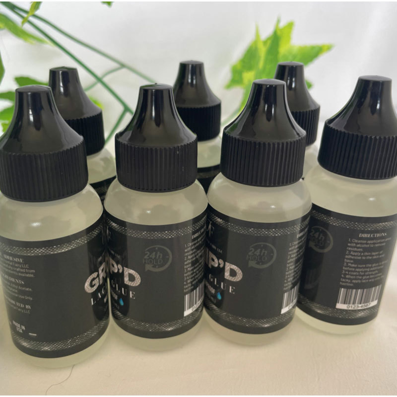 Wholesales Transparent Glue 1.3oz 38ml Lace Wig Cap Toupee Adhesive Glue Hair Replacement Adhesive Lasting Wig Glue Hair Bonding